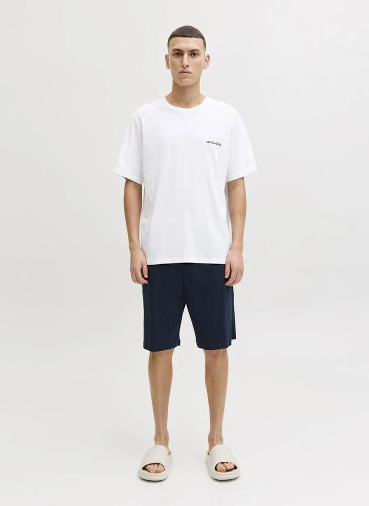 JACK & JONES Casual T-Shirt And Shorts Set